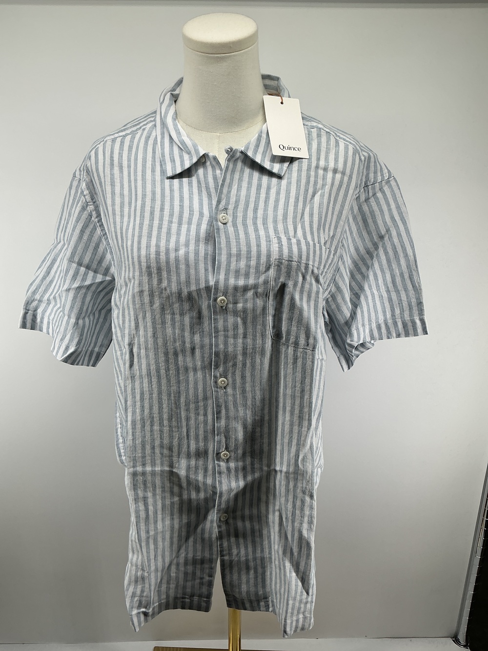 100% European Linen Cuban Collar Shirt